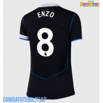 Camisa de time de futebol Chelsea Enzo Fernandez #8 Replicas 3º Equipamento Feminina 2025-26 Manga Curta